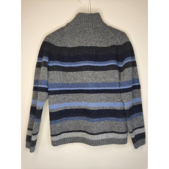 Banana Republic Women's Pullover 1/4 Zip Wool Sweater - Picture 3 of 6